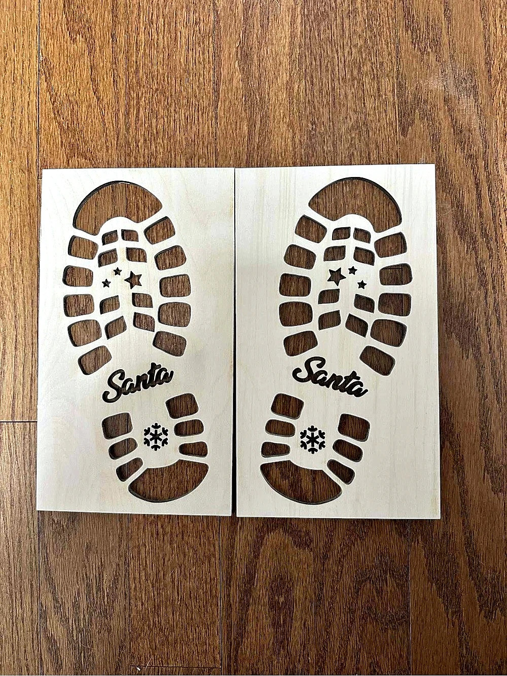 Santa Stencil Boards Holiday